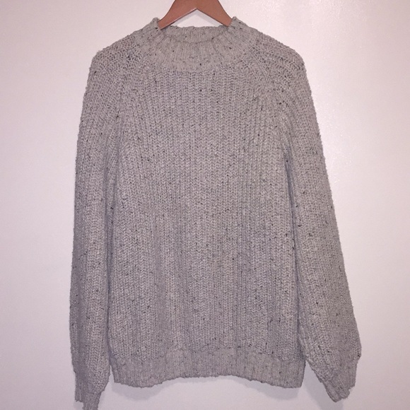 VTG Banana Republic Chunky Marled Knit Sweater Lg - Picture 1 of 6